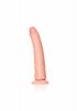 Smukły penis dildo na mocnej przyssawce 17,8 cm